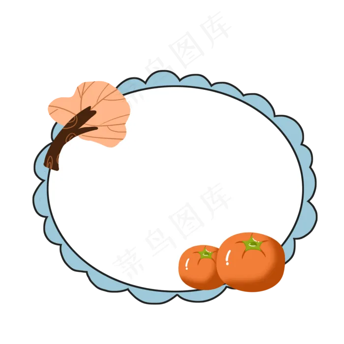 精美秋分节气边框(2000X2000(DPI:300))psd模版下载