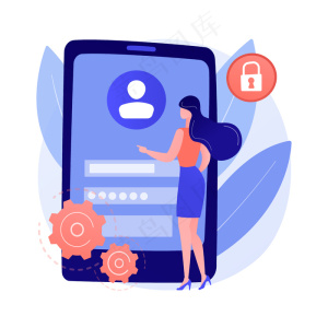 登录页抽象概念图