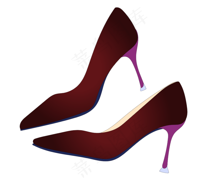 七夕高跟鞋装饰