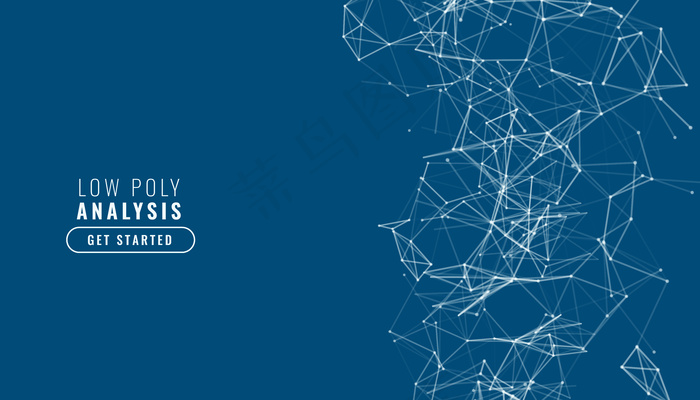 数字抽象线连接背景设计