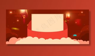 电商风2019年新年春节年货大街抢年货