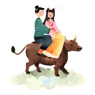 牧牛七夕情人节