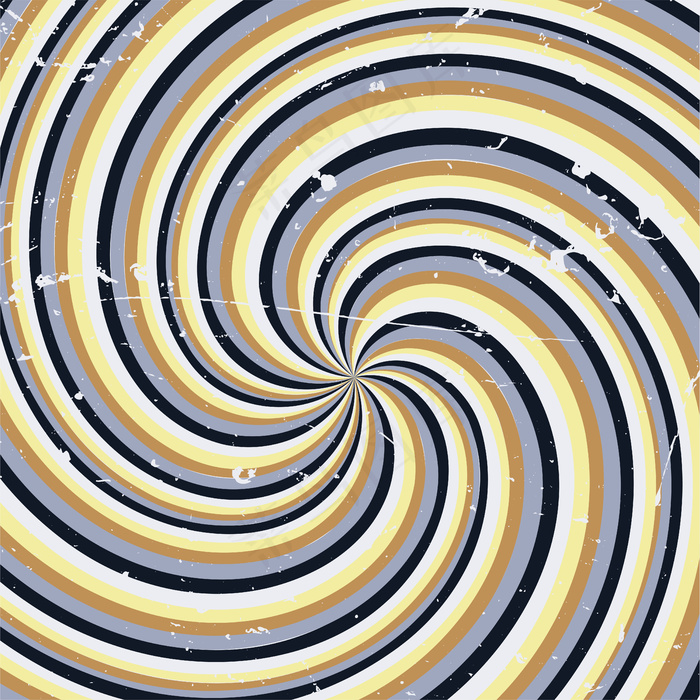 采用格伦格漩涡设计的复古背景