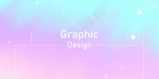 抽象柔和的彩虹渐变背景生态概念，