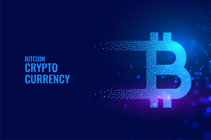 粒子风格的比特币技术背景