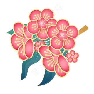 立体剪纸花朵装饰