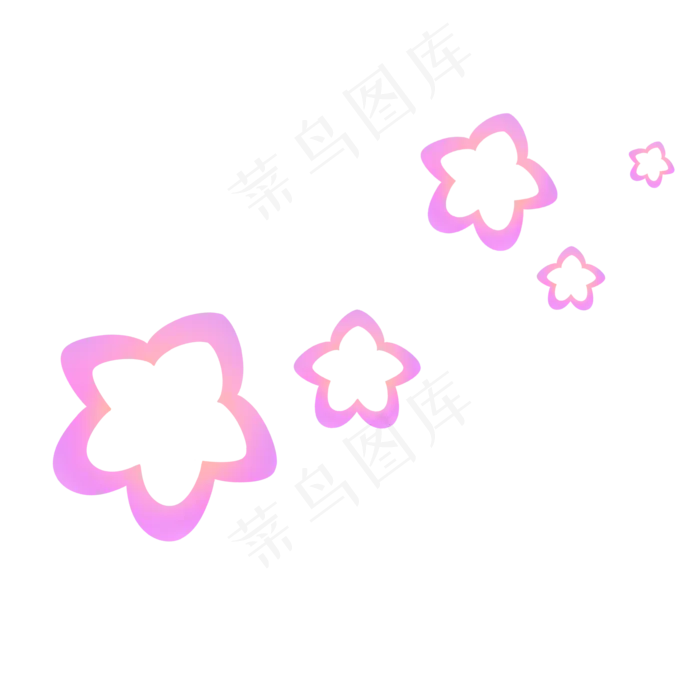 淡紫色渐变七夕情人节唯美星星(2000X2000(DPI:300))psd模版下载