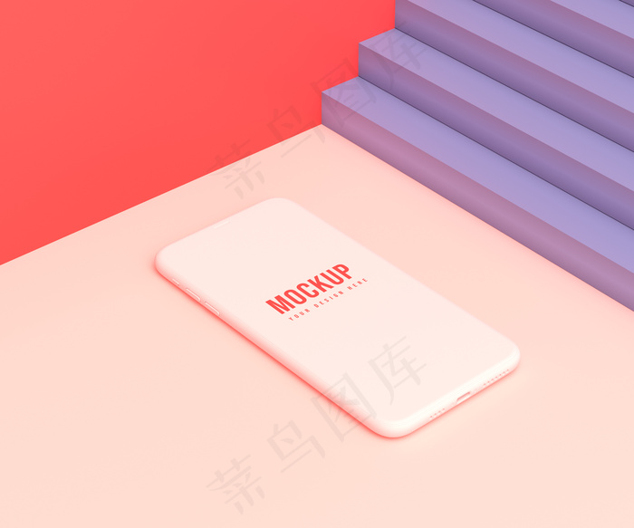 透视移动屏幕模型样机