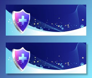 保护医疗横幅banner背景