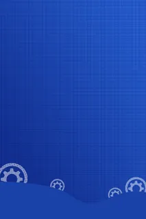 蓝色商务科技机械齿轮广告背景