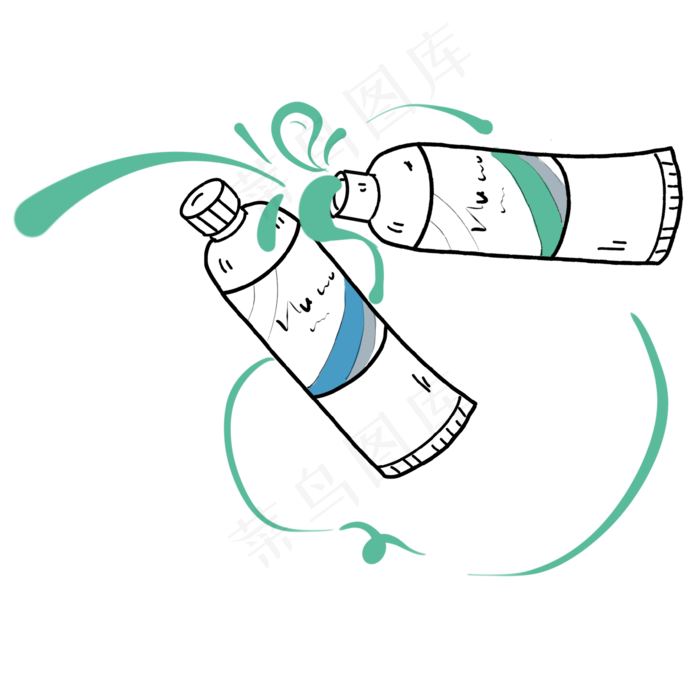 艺术感彩色颜料