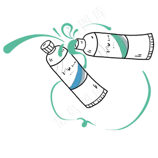 艺术感彩色颜料