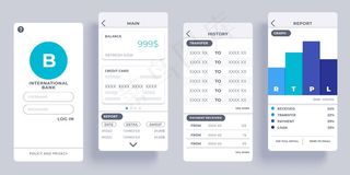银行应用程序界面概念