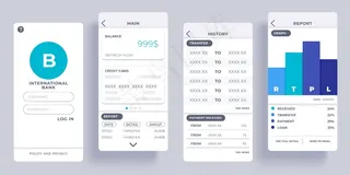 银行应用程序界面概念