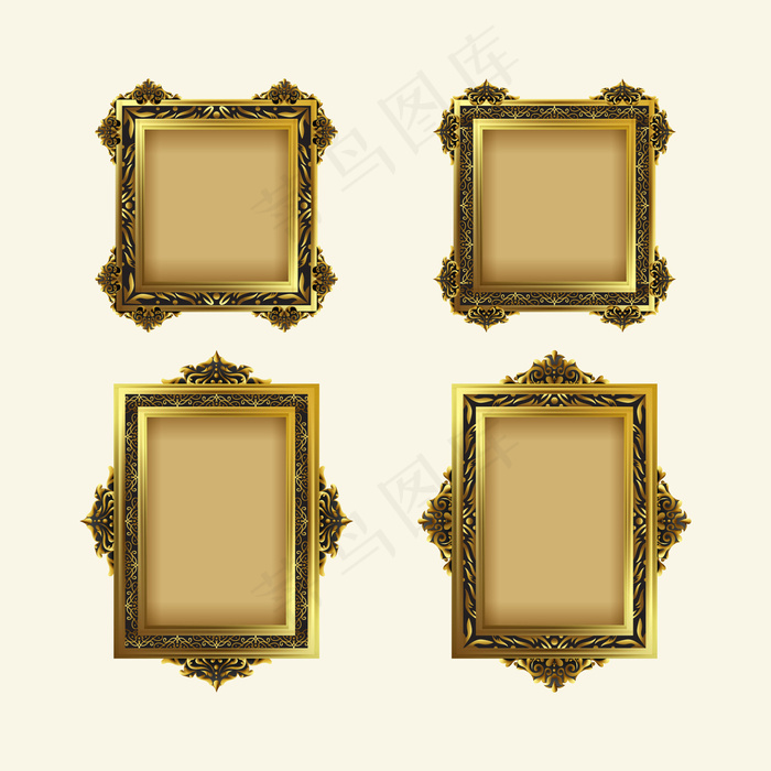 复古写实画框套装