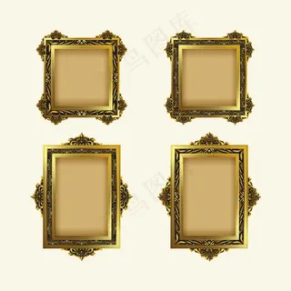 复古写实画框套装