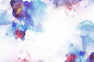 金箔水彩画背景