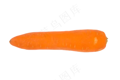 一根橙色胡萝卜