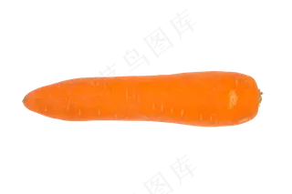 一根橙色胡萝卜