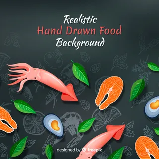 真实食物背景