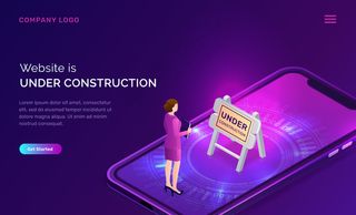 网站正在建设中，维护工作出错