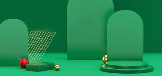 简约风格电商banner场景