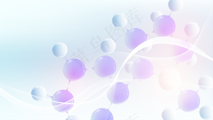 分子或原子的结构。eps,ai矢量模版下载