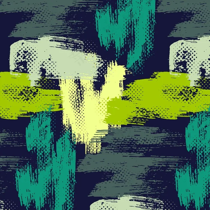 抽象笔画图案eps,ai矢量模版下载