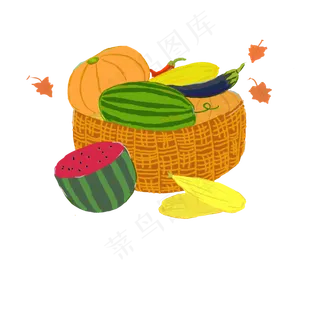 丰收季节免扣素材