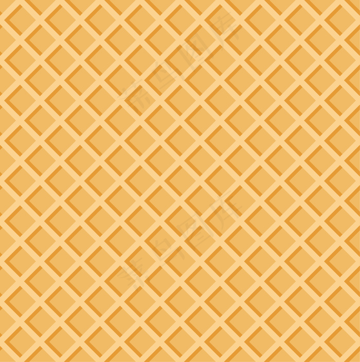 清脆华夫饼夏季图案无缝纹理