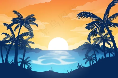 夏季景观-缩放背景 夏季景观-缩放背景