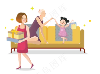 重阳节回家看望老人