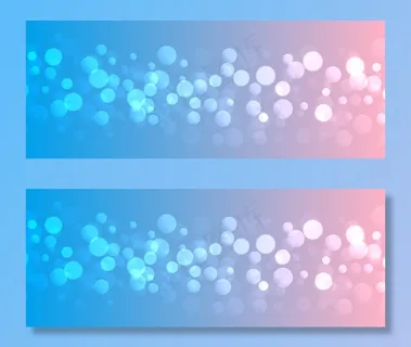 亮色渐变上的Bokeh灯光效果 亮色渐变上的Bokeh灯光效果