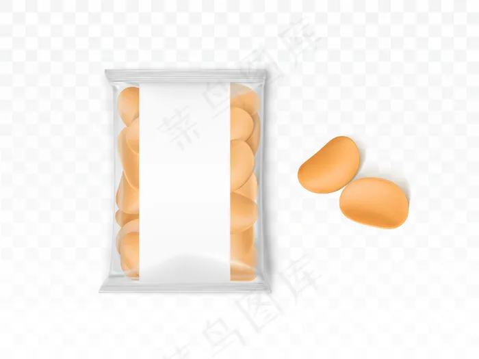 薯片小吃套餐eps,ai矢量模版下载