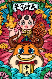 2021年牛年牛气冲天 2021年牛年牛气冲天