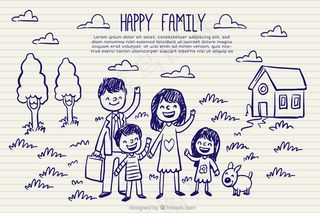 幸福家庭背景