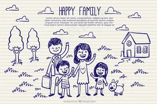 幸福家庭背景