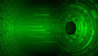 Eye cyber circuit未来技术概念背景