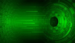 Eye cyber circuit未来技术概念背景