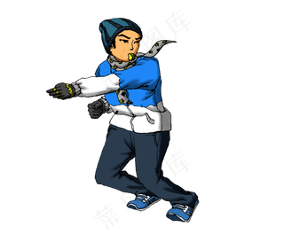 教师节跑步的体育老师