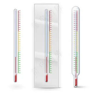 隔离刻度的温度计