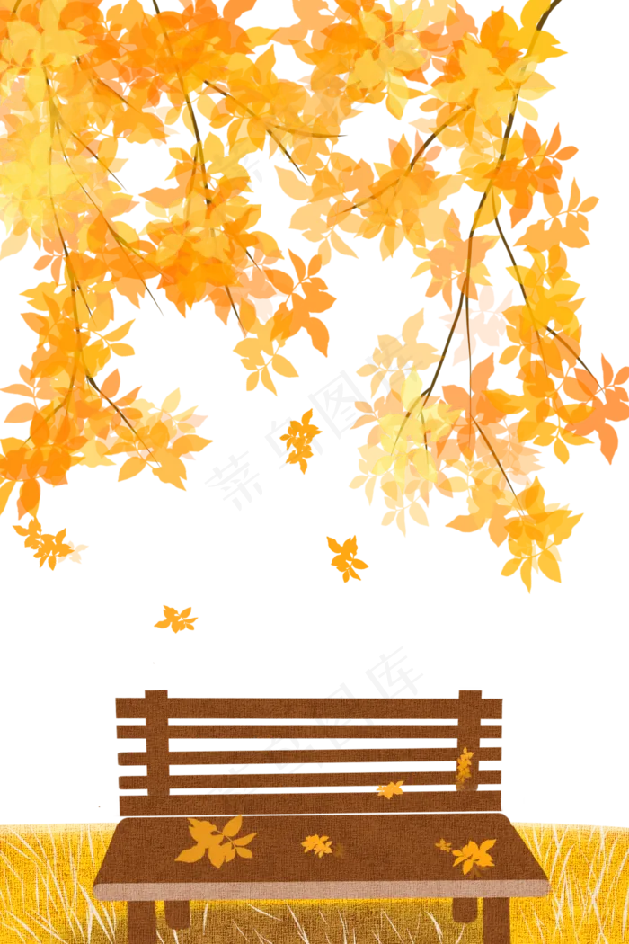秋天枫树落叶(1024X1536(DPI:299))psd模版下载