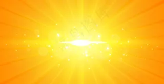 发光中心光线黄色背景