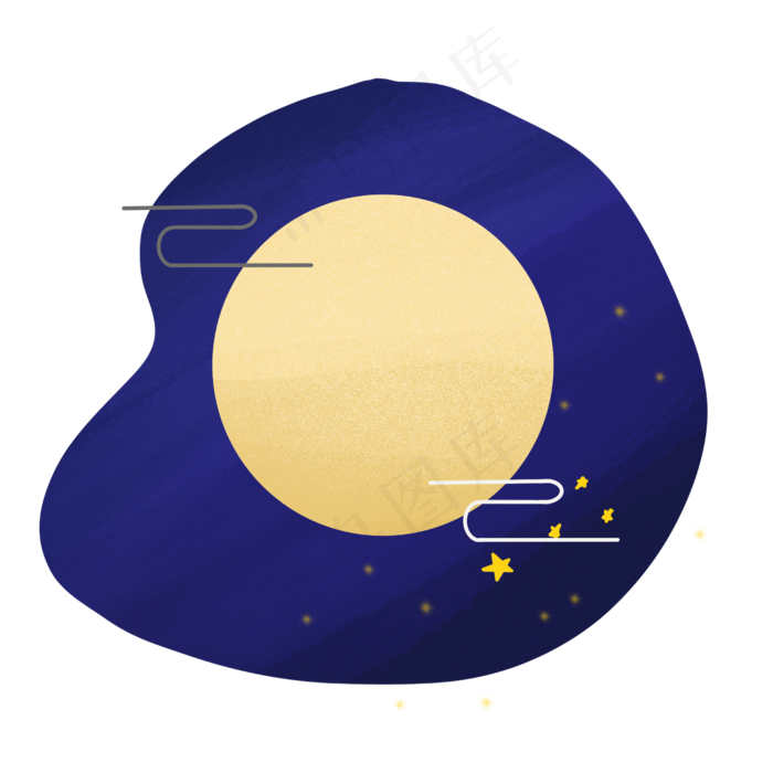 中秋节月亮素材