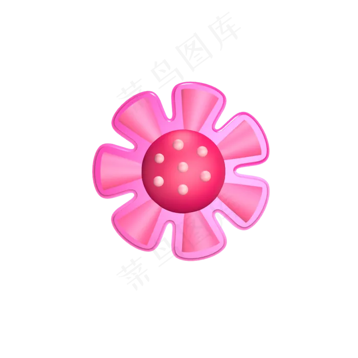 C4D花朵七夕元素3D花朵渐变花朵(2362X2362(DPI:150))psd模版下载