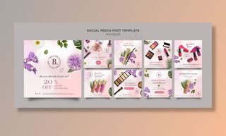 制作社交媒体帖子模板