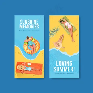 Instagram夏季模板