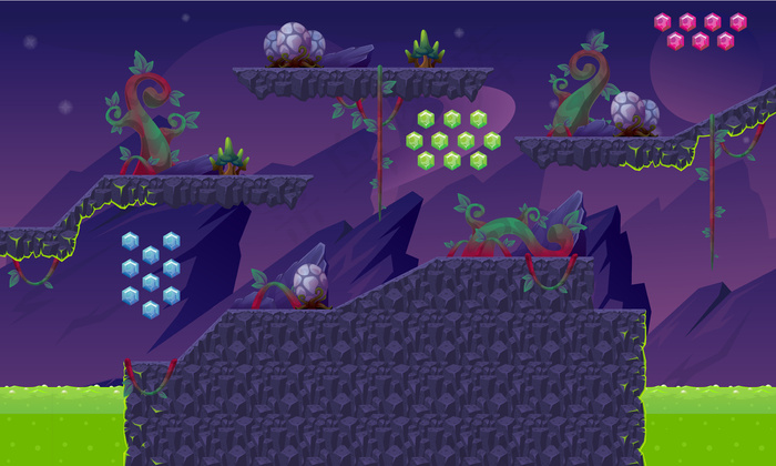 外星人游戏tileseteps,ai矢量模版下载