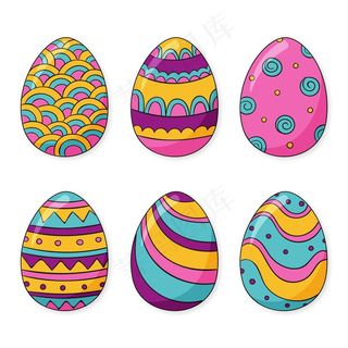 手绘复活节彩蛋系列