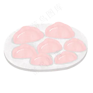 简约立冬节气装饰素材